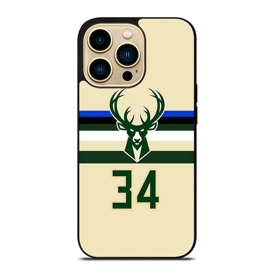 MILWAUKEE BUCKS JERSEY iPhone 14 Pro Max Case Cover
