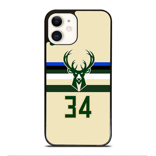 MILWAUKEE BUCKS JERSEY iPhone 12 Case Cover