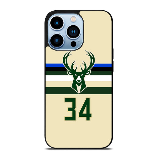 MILWAUKEE BUCKS JERSEY iPhone 13 Pro Max Case Cover