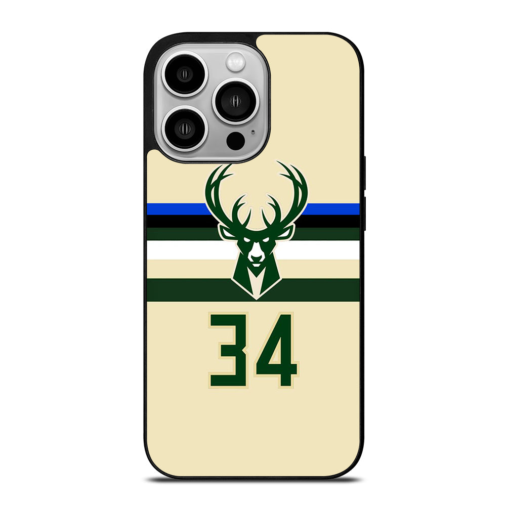 MILWAUKEE BUCKS JERSEY iPhone 14 Pro Case Cover