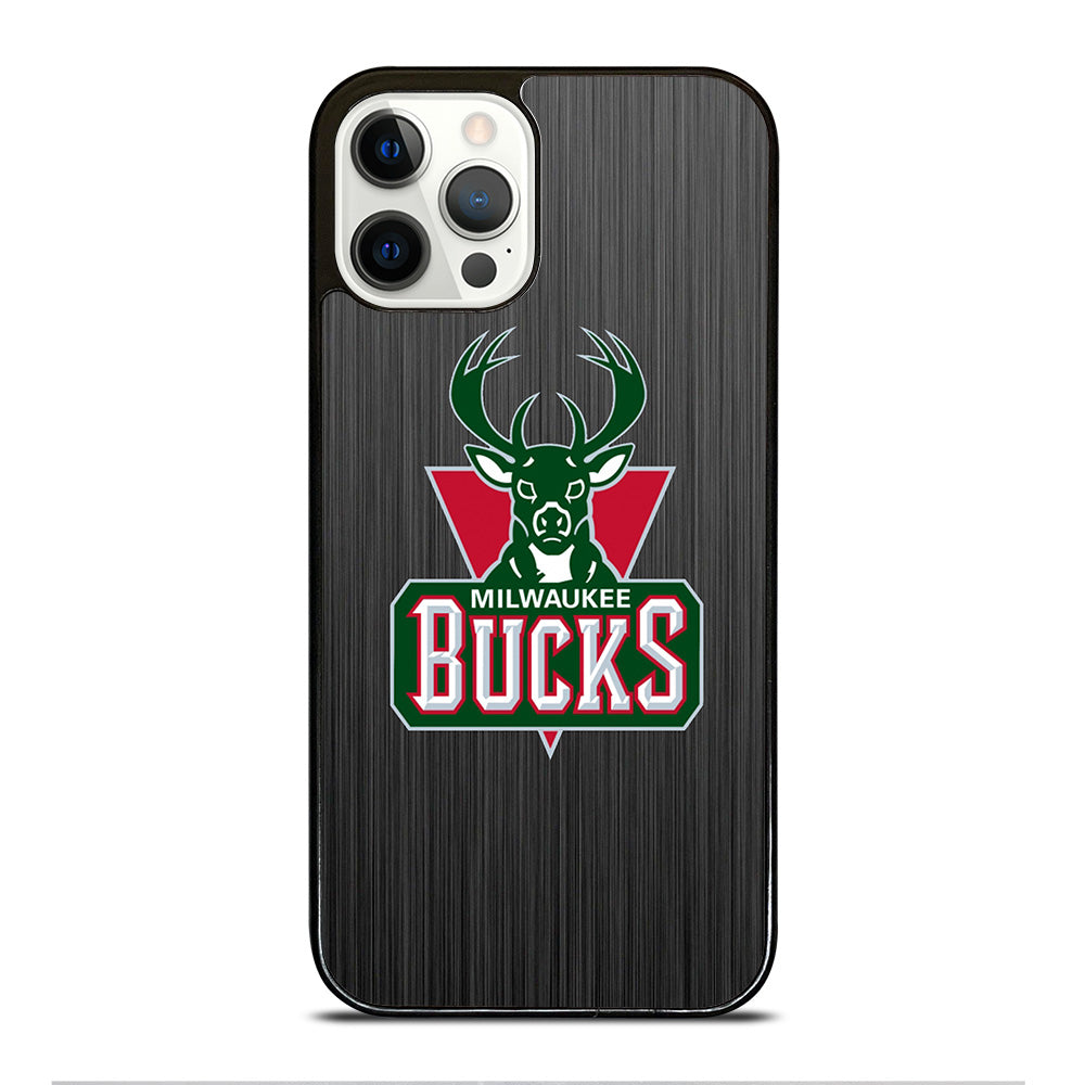 MILWAUKEE BUCKS METAL LOGO iPhone 12 Pro Case Cover