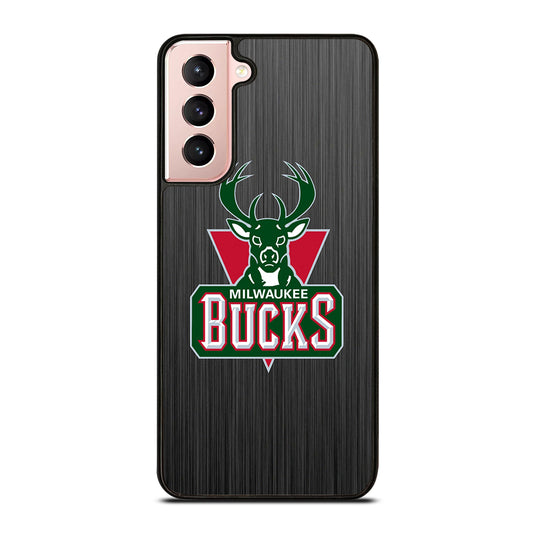 MILWAUKEE BUCKS METAL LOGO Samsung Galaxy S21 Case Cover