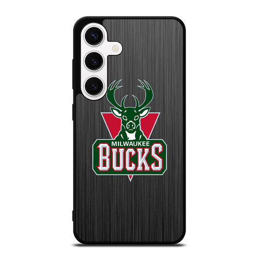 MILWAUKEE BUCKS METAL LOGO Samsung Galaxy S24 Case Cover