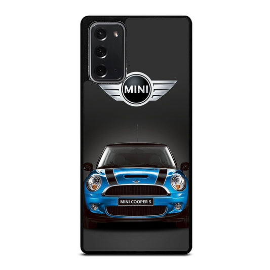 MINI COOPER BLUE CAR Samsung Galaxy Note 20 Case Cover
