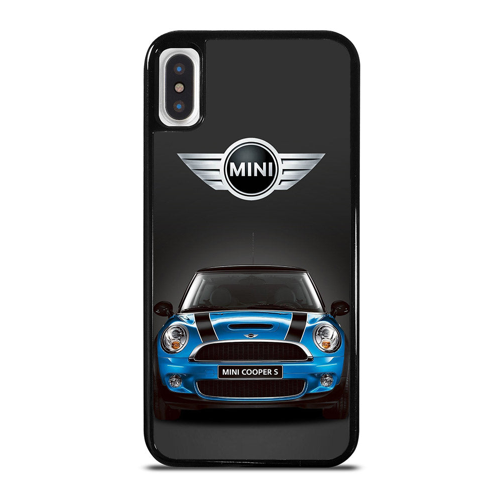 MINI COOPER BLUE CAR iPhone X / XS Case Cover