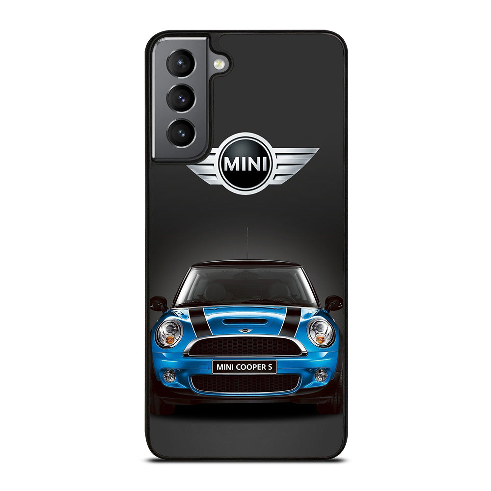 MINI COOPER BLUE CAR Samsung Galaxy S21 Plus Case Cover