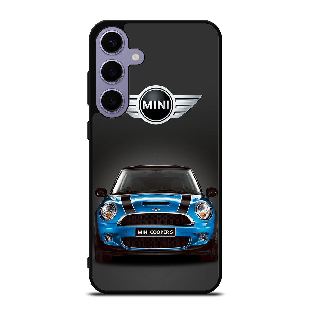 MINI COOPER BLUE CAR Samsung Galaxy S24 Plus Case Cover