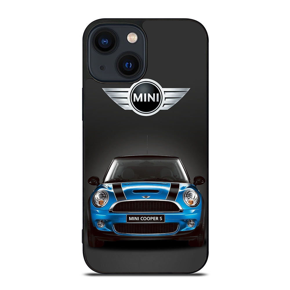MINI COOPER BLUE CAR iPhone 14 Plus Case Cover