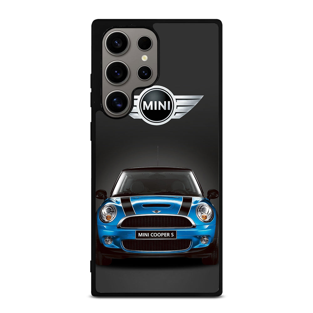 MINI COOPER BLUE CAR Samsung Galaxy S24 Ultra Case Cover