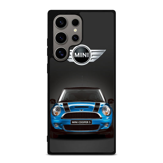 MINI COOPER BLUE CAR Samsung Galaxy S24 Ultra Case Cover