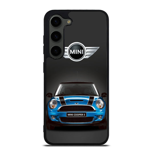 MINI COOPER BLUE CAR Samsung Galaxy S23 Plus Case Cover