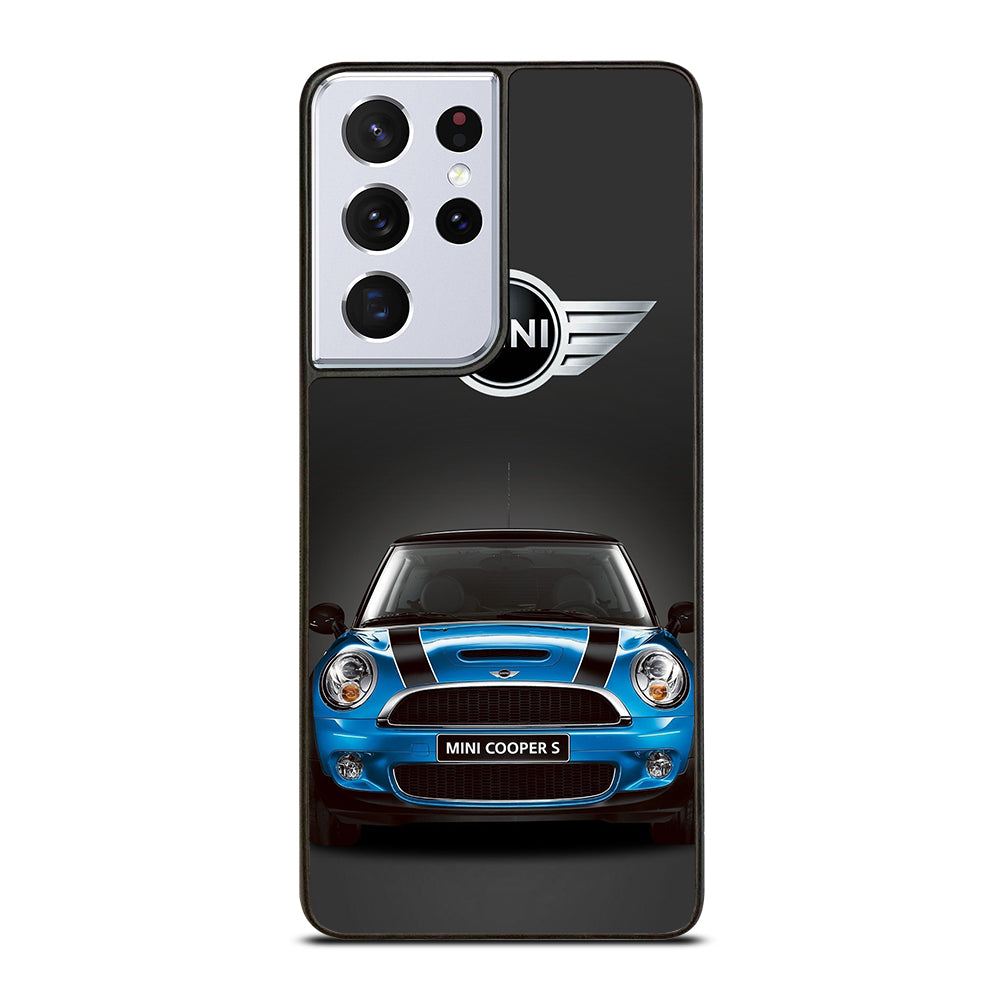 MINI COOPER BLUE CAR Samsung Galaxy S21 Ultra Case Cover