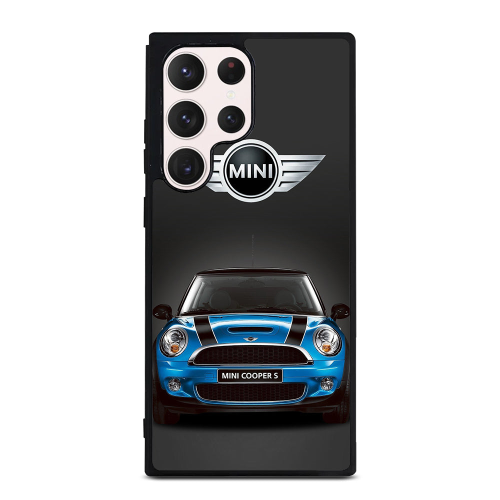 MINI COOPER BLUE CAR Samsung Galaxy S23 Ultra Case Cover