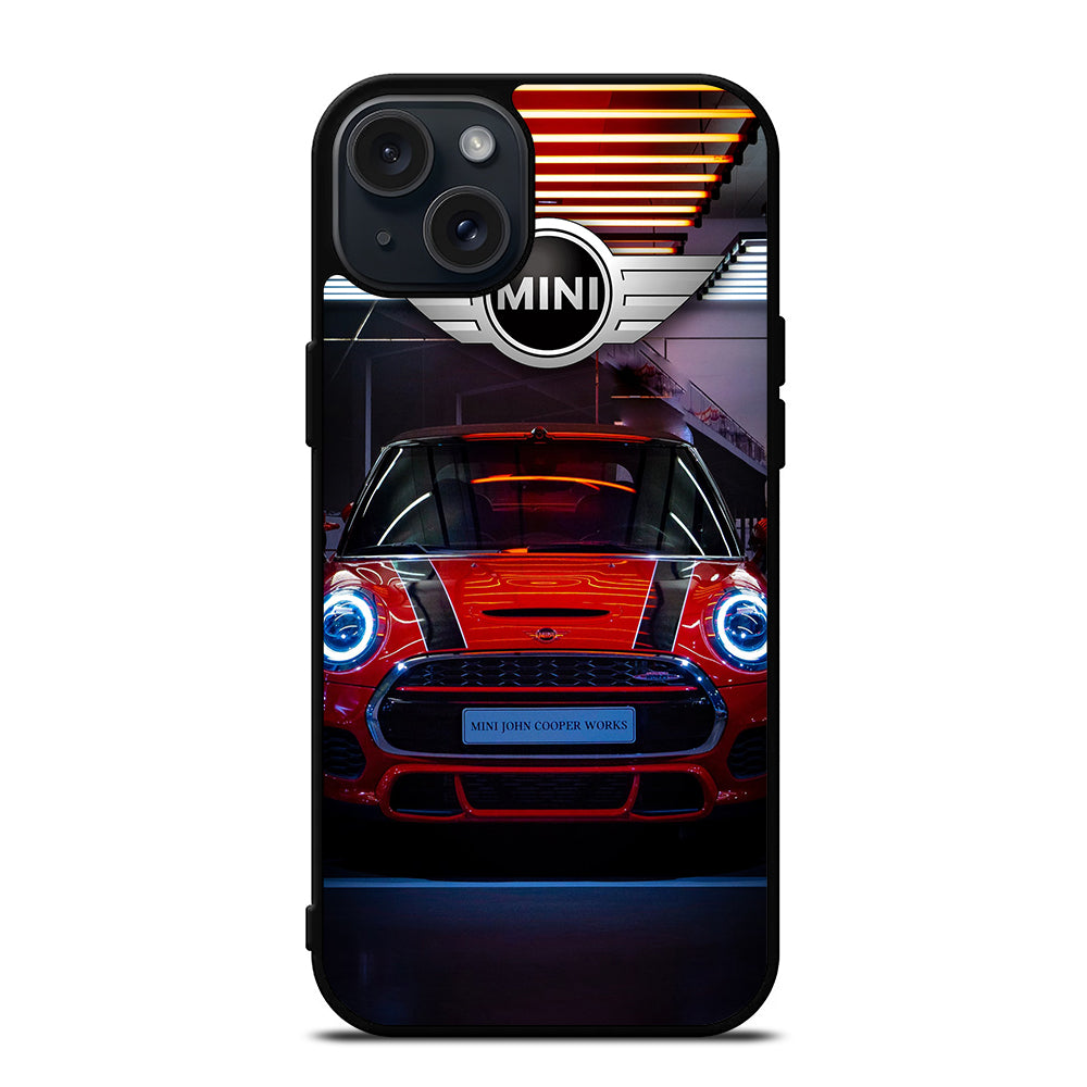 MINI COOPER CAR RED iPhone 15 Plus Case Cover