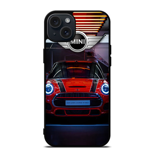 MINI COOPER CAR RED iPhone 15 Plus Case Cover