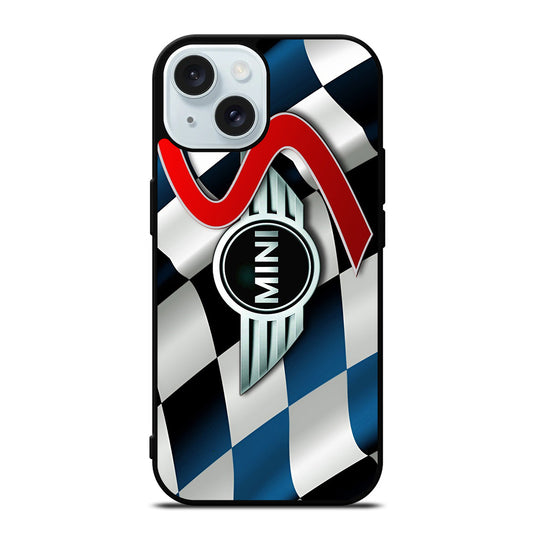 MINI COOPER FLAG iPhone 15 Case Cover