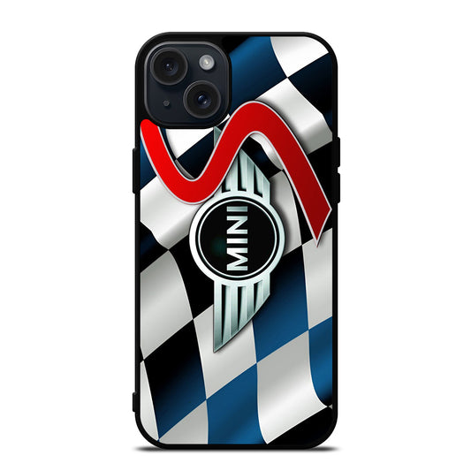 MINI COOPER FLAG iPhone 15 Plus Case Cover