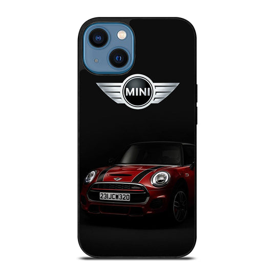 MINI COOPER RED CAR iPhone 14 Case Cover