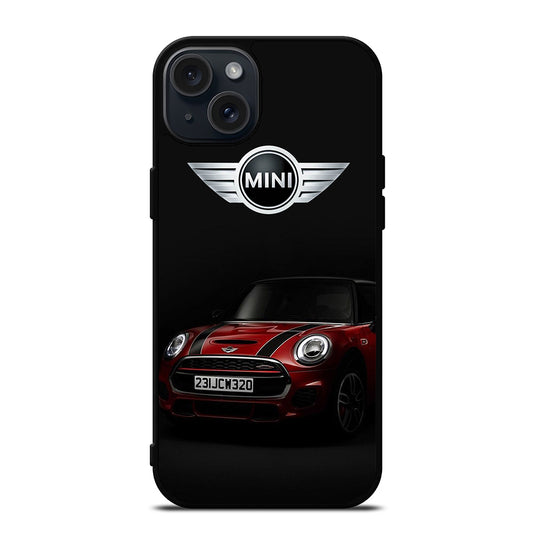 MINI COOPER RED CAR iPhone 15 Plus Case Cover
