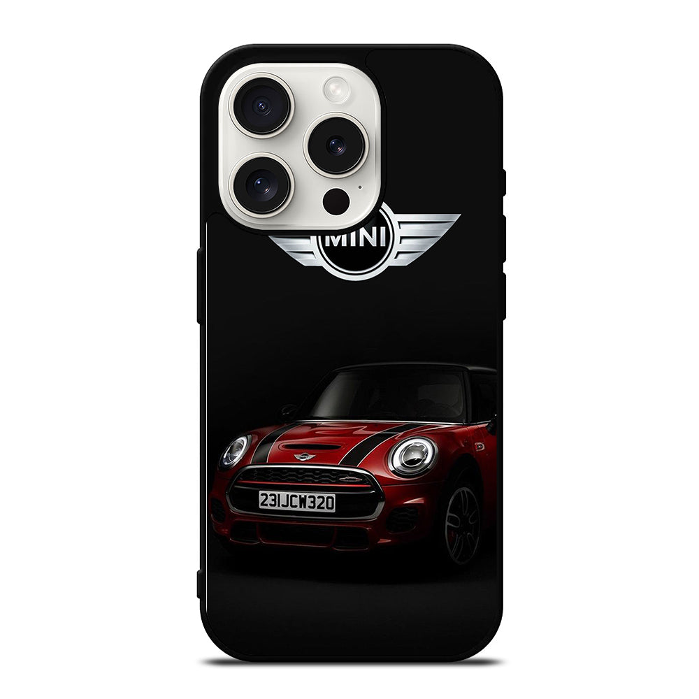 MINI COOPER RED CAR iPhone 15 Pro Case Cover