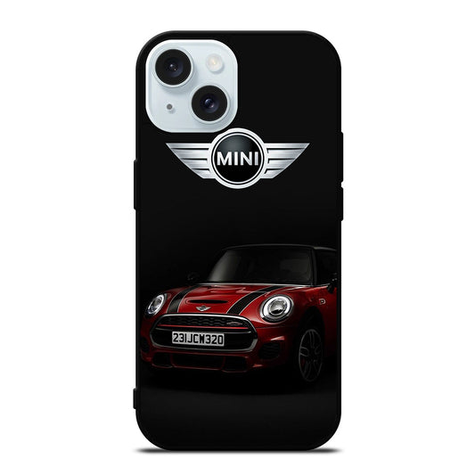 MINI COOPER RED CAR iPhone 15 Case Cover