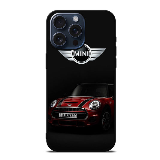 MINI COOPER RED CAR iPhone 15 Pro Max Case Cover