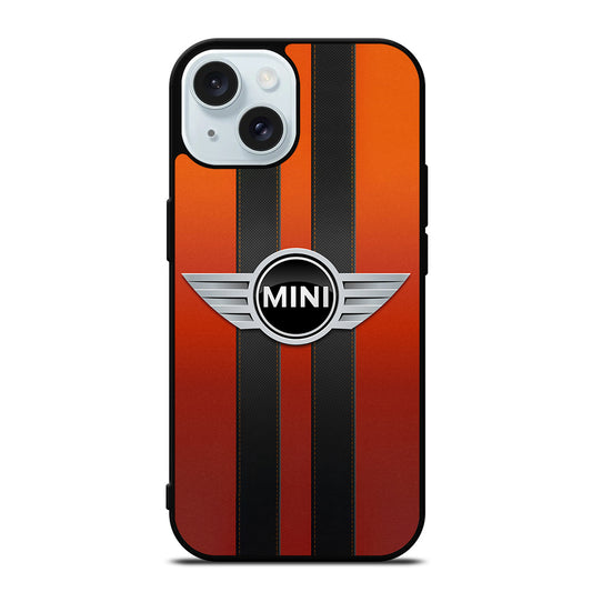 MINI COOPER STRIPE LOGO iPhone 15 Case Cover