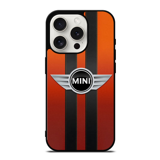 MINI COOPER STRIPE LOGO iPhone 15 Pro Case Cover
