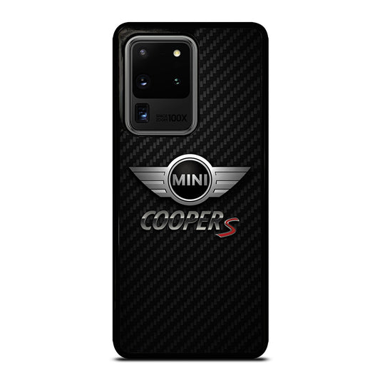 MINI COOPER S CARBON LOGO Samsung Galaxy S20 Ultra Case Cover