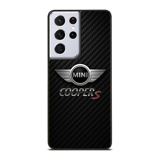 MINI COOPER S CARBON LOGO Samsung Galaxy S21 Ultra Case Cover