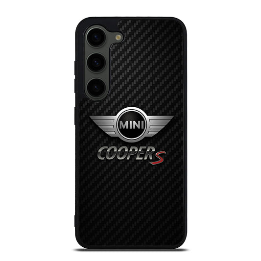 MINI COOPER S CARBON LOGO Samsung Galaxy S23 Plus Case Cover