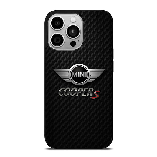 MINI COOPER S CARBON LOGO iPhone 14 Pro Case Cover