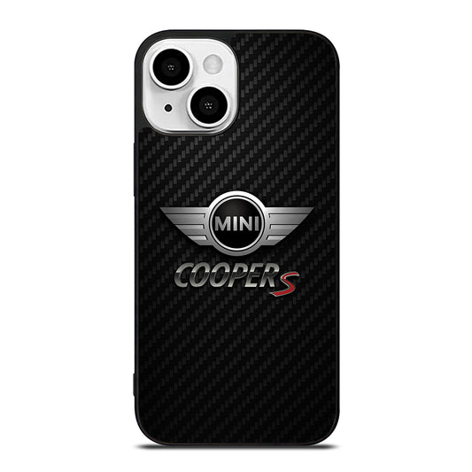 MINI COOPER S CARBON LOGO iPhone 13 Mini Case Cover