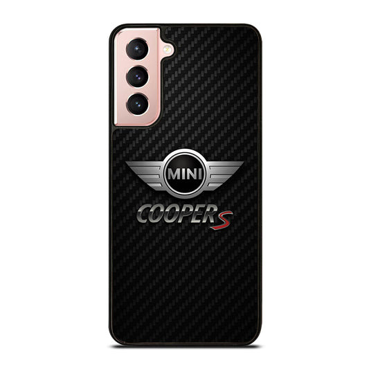 MINI COOPER S CARBON LOGO Samsung Galaxy S21 Case Cover