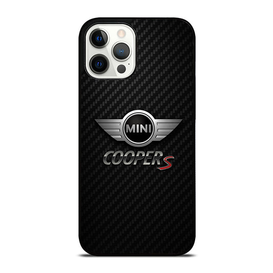 MINI COOPER S CARBON LOGO iPhone 12 Pro Max Case Cover