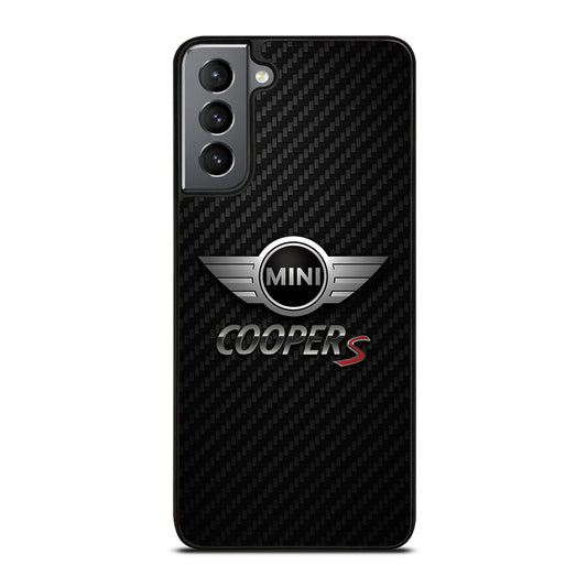 MINI COOPER S CARBON LOGO Samsung Galaxy S21 Plus Case Cover