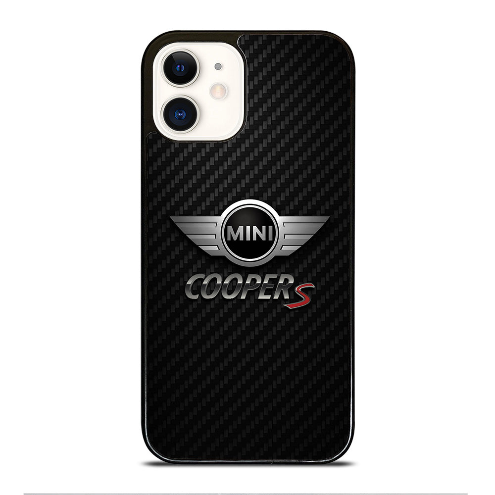 MINI COOPER S CARBON LOGO iPhone 12 Case Cover