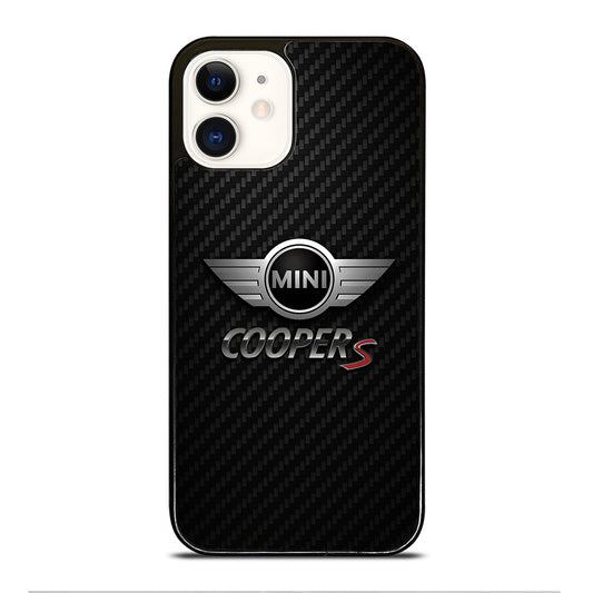 MINI COOPER S CARBON LOGO iPhone 12 Case Cover