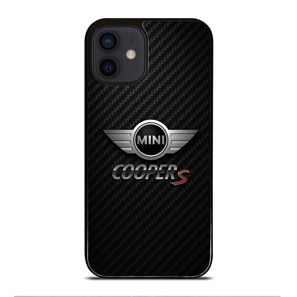 MINI COOPER S CARBON LOGO iPhone 12 Mini Case Cover