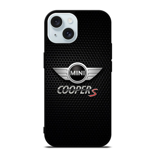 MINI COOPER S METAL LOGO iPhone 15 Case Cover