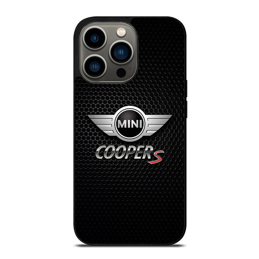 MINI COOPER S METAL LOGO iPhone 13 Pro Case Cover