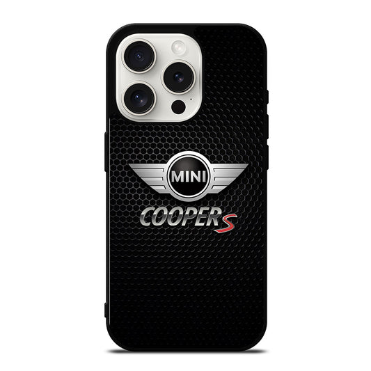 MINI COOPER S METAL LOGO iPhone 15 Pro Case Cover