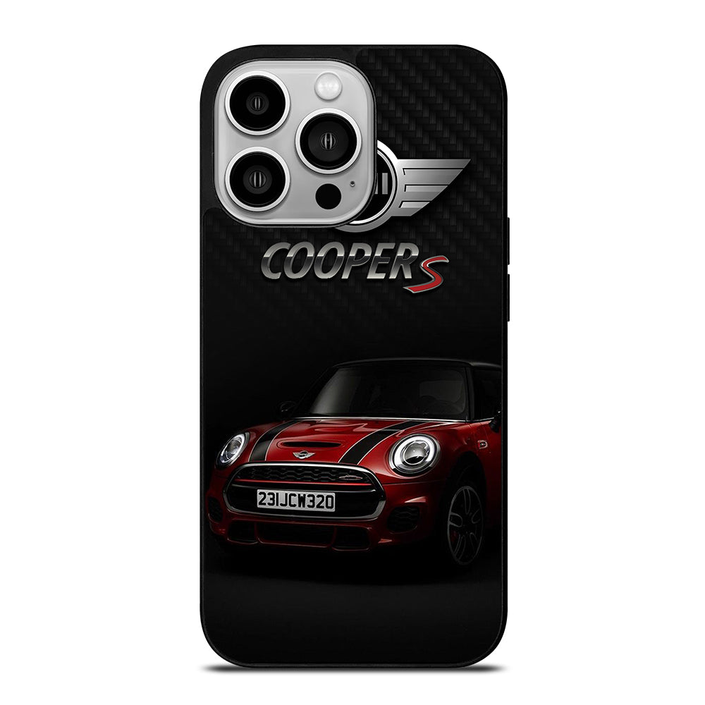 MINI COOPER S RED CAR iPhone 14 Pro Case Cover