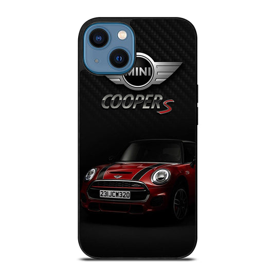 MINI COOPER S RED CAR iPhone 14 Case Cover