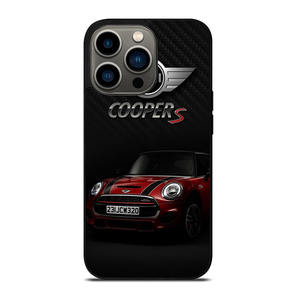 MINI COOPER S RED CAR iPhone 13 Pro Case Cover