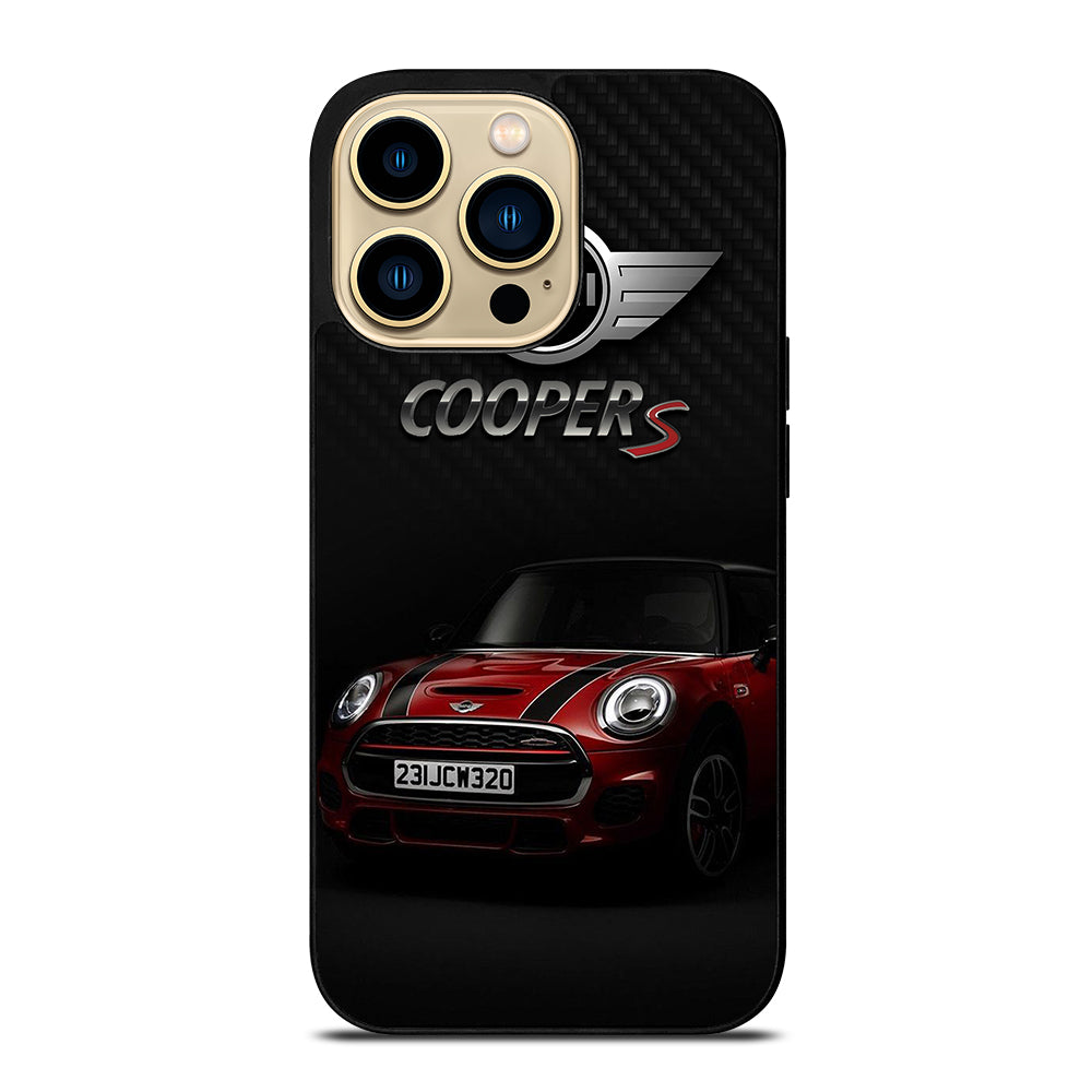 MINI COOPER S RED CAR iPhone 14 Pro Max Case Cover