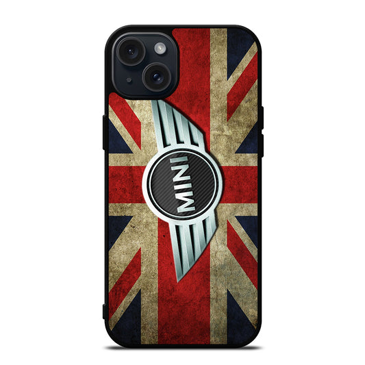 MINI COOPER UNION JACK iPhone 15 Plus Case Cover