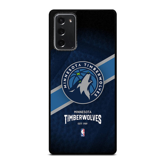 MINNESOTA TIMBERWOLVES NBA LOGO Samsung Galaxy Note 20 Case Cover