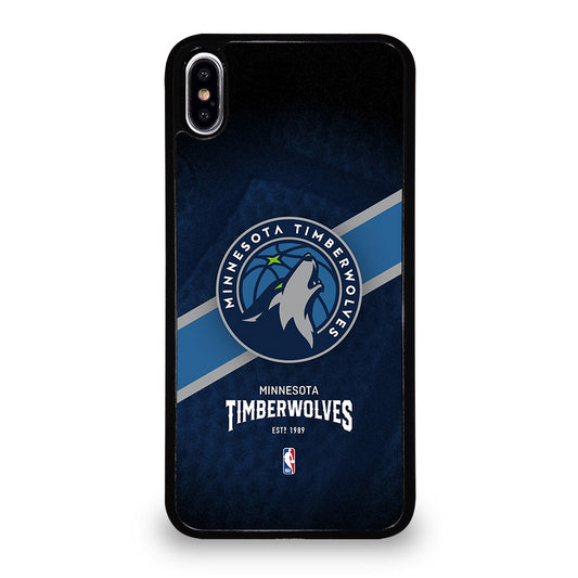 MINNESOTA TIMBERWOLVES NBA LOGO iPhone XS Max Case Cover