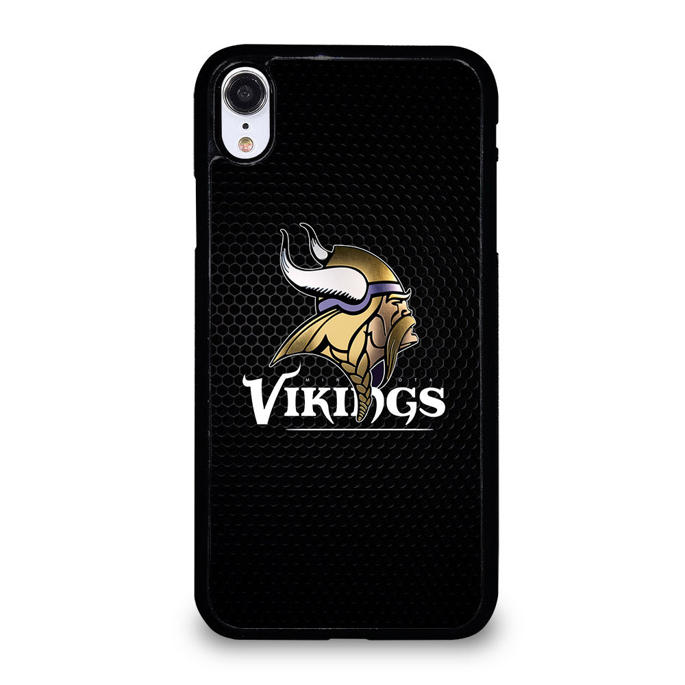 MINNESOTA VIKINGS METAL LOGO iPhone XR Case Cover